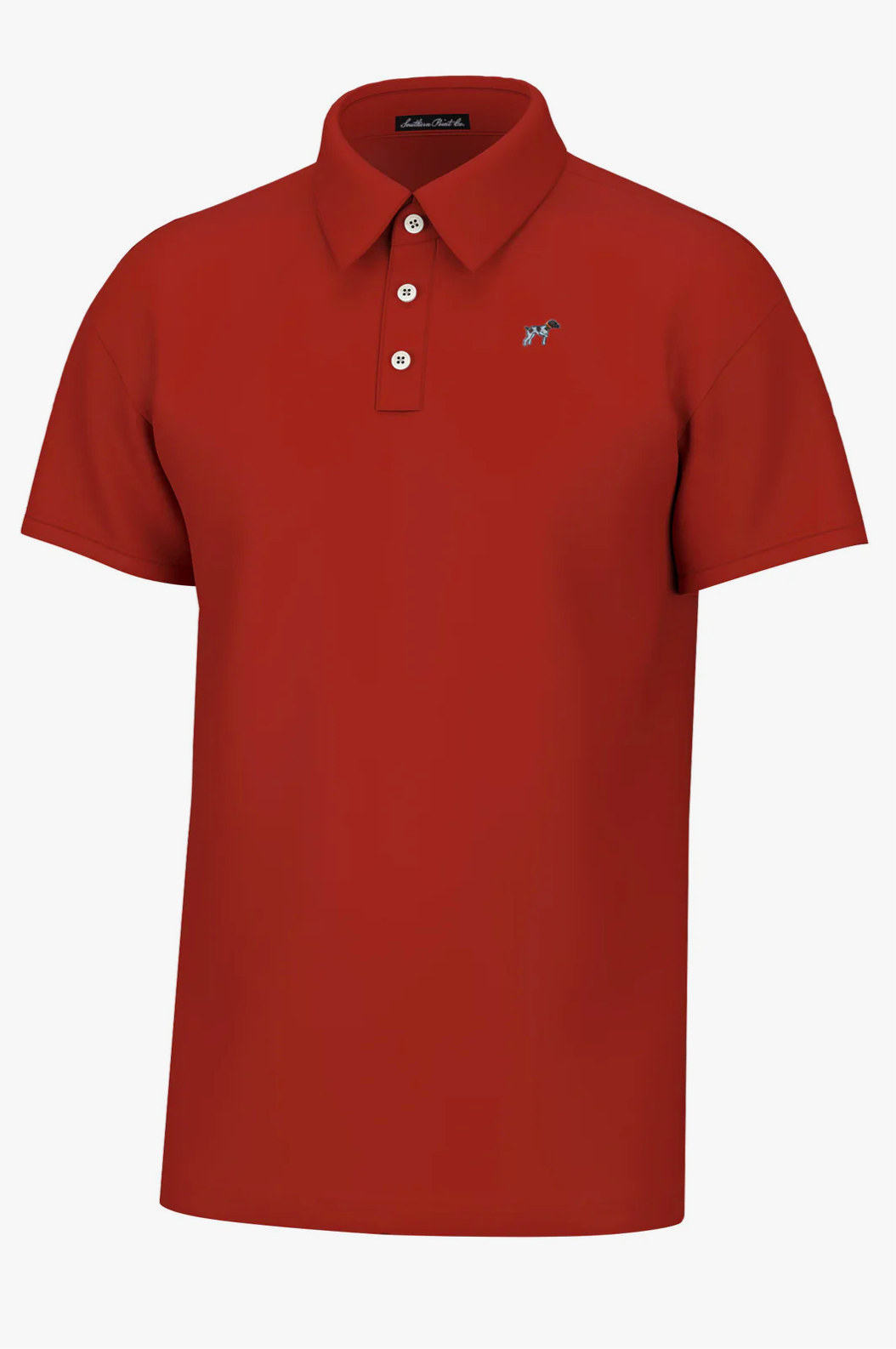 Maxwell Short Sleeve Crimson Polo