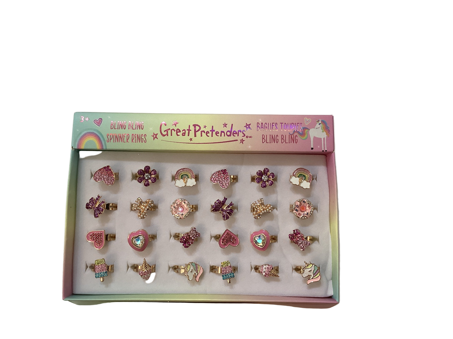 Bling Bling Spinner Rings Assorted