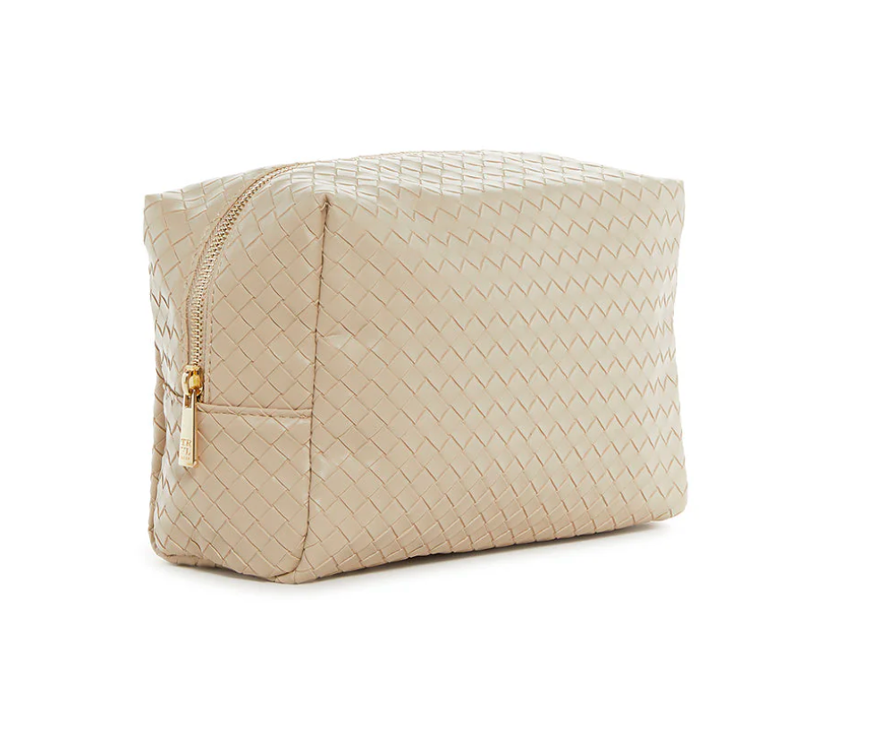 Luxe Woven Everyday Cosmetic Bag