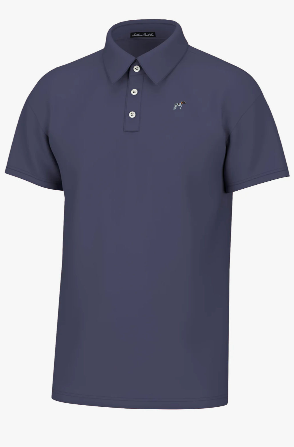 Maxwell Short Sleeve Navy Polo
