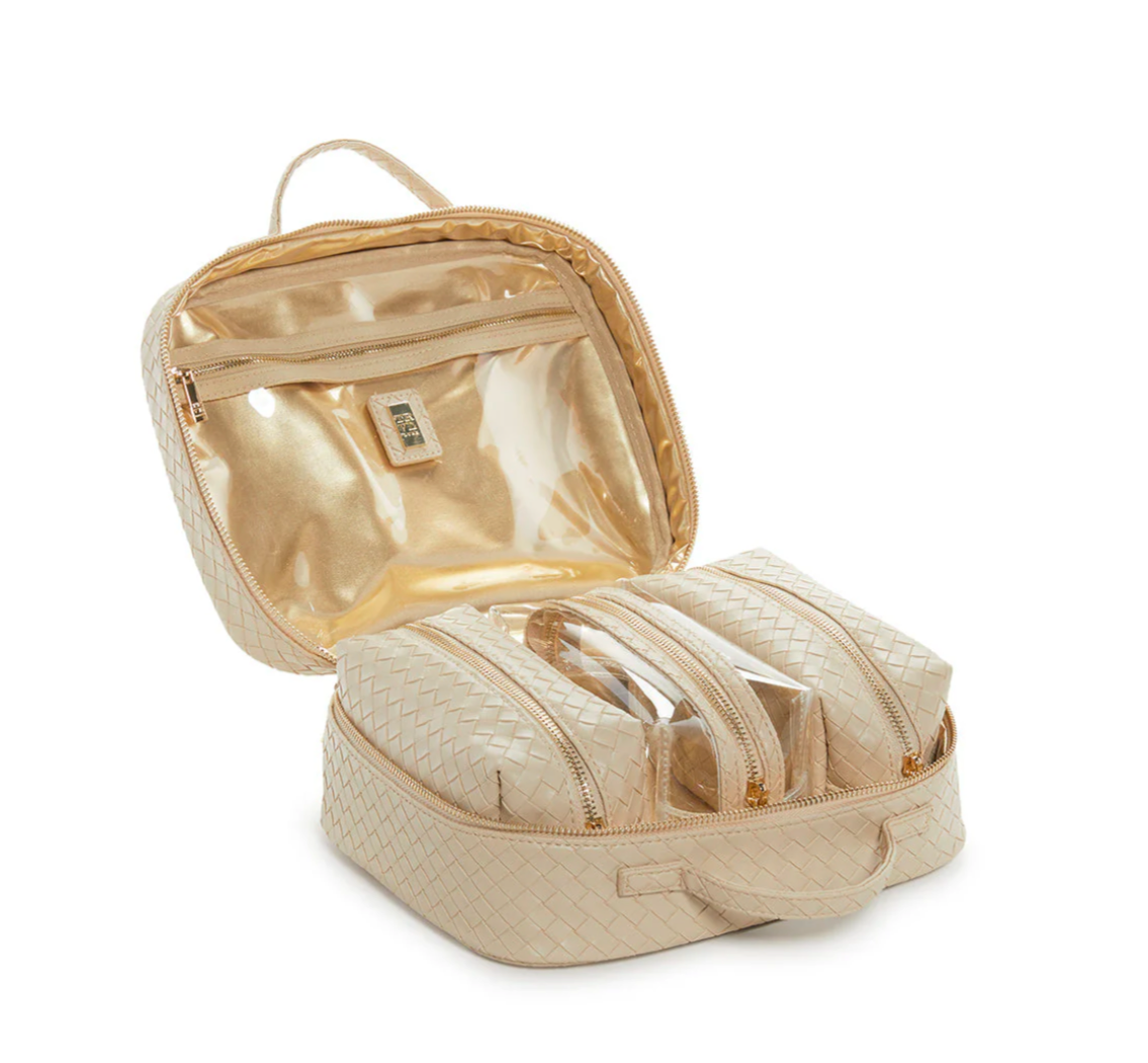 Luxe Travel Woven Toiletry Case