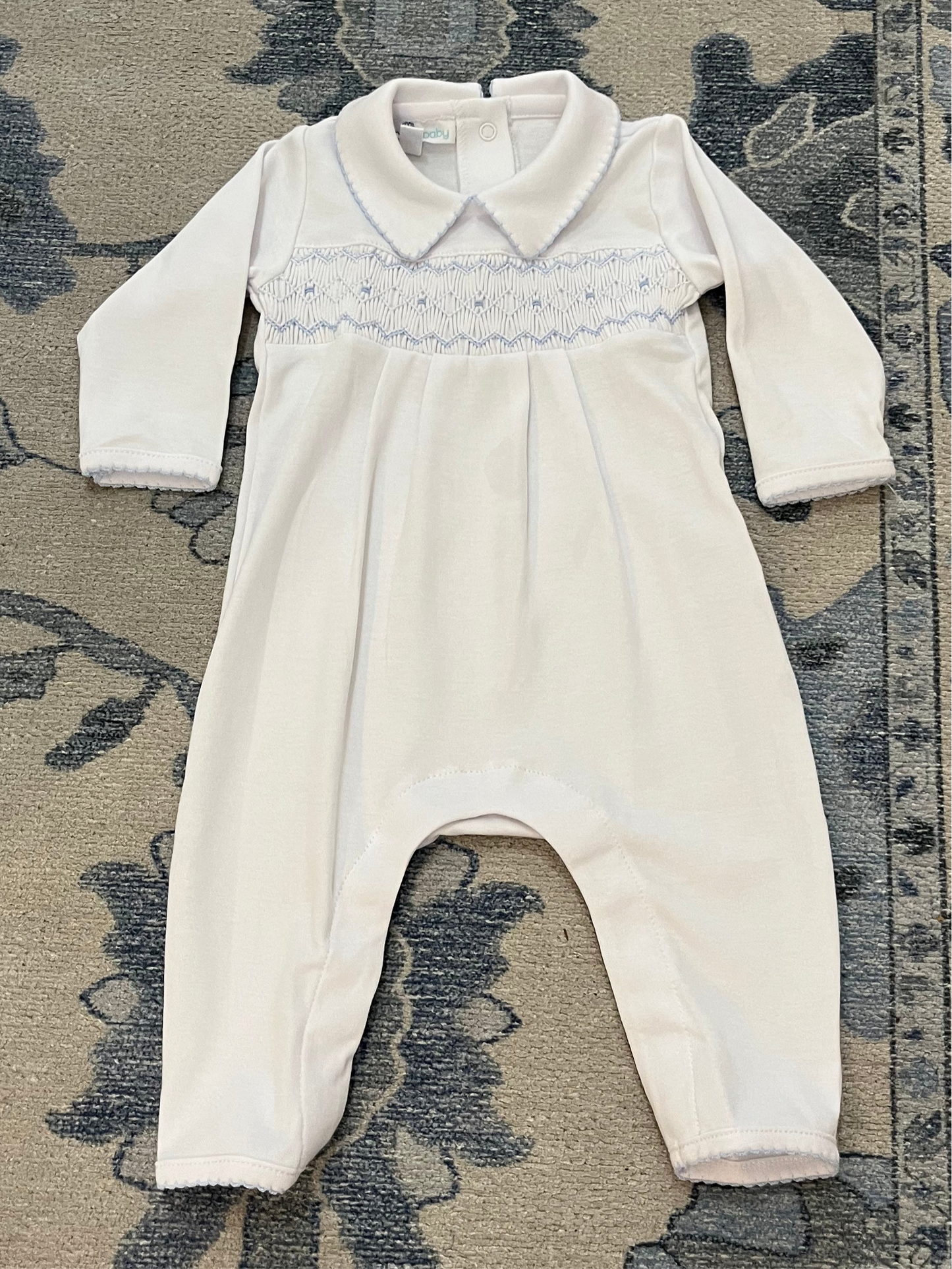 Lizzie and Landon’s Smocked Playsuit