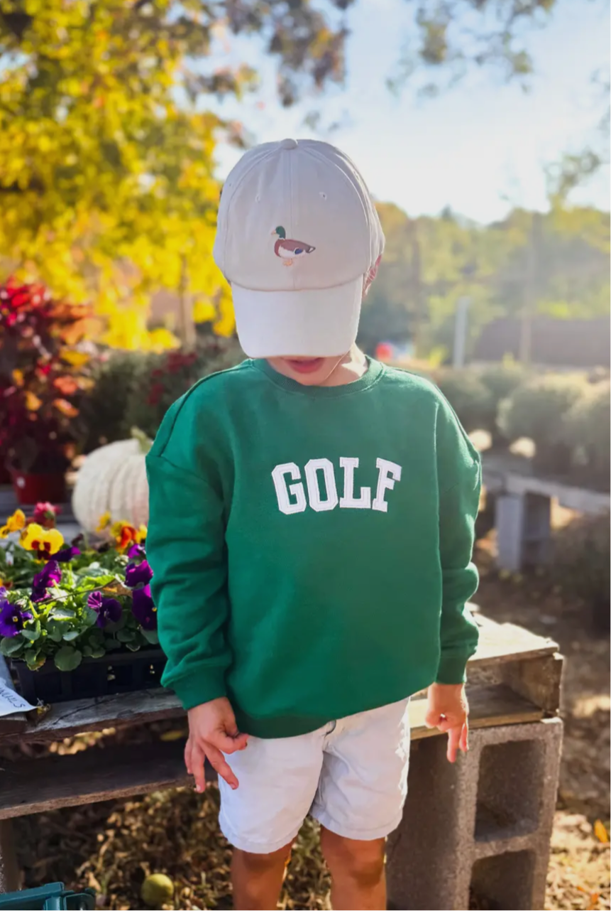 Green Golf Sweatshirt
