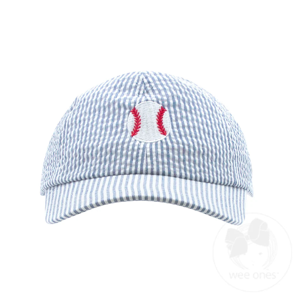 Seersucker Baseball Hat