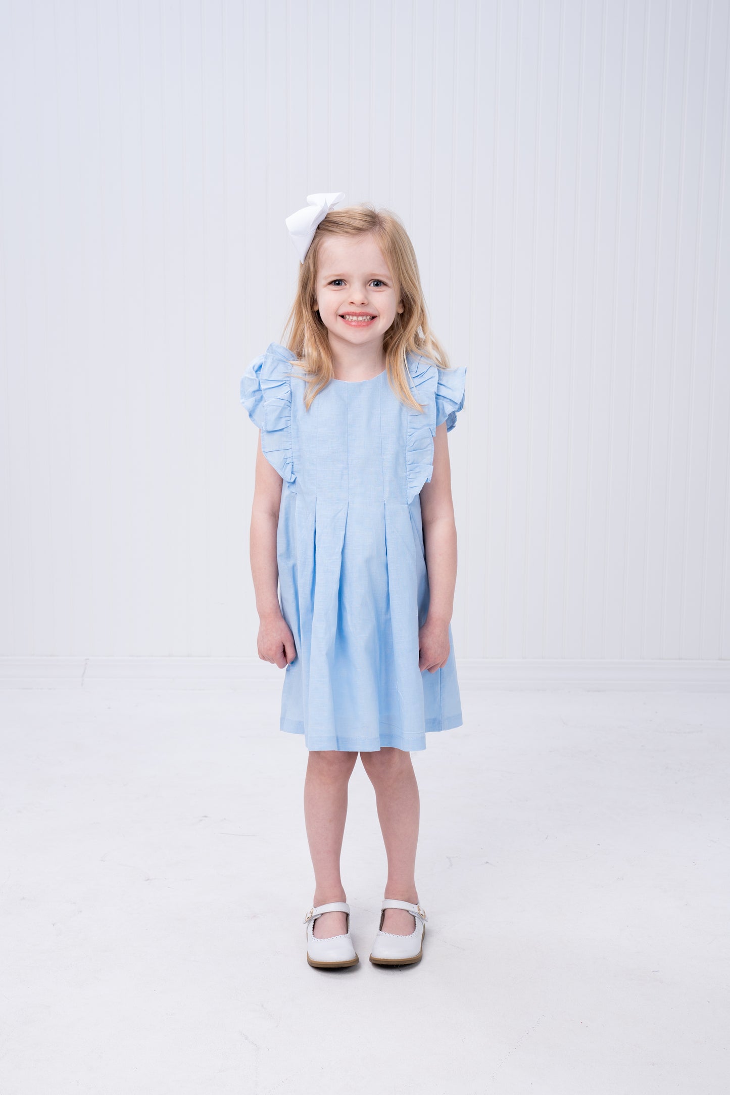 Braleigh Blue Linen Dress