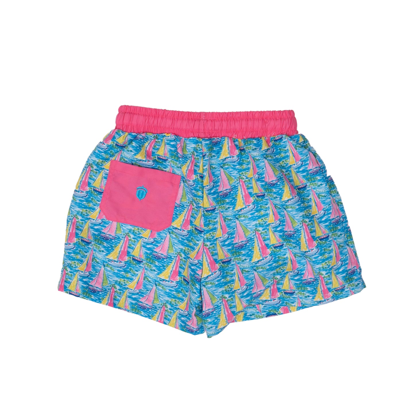 Preppy Sailboat Swim Trunks