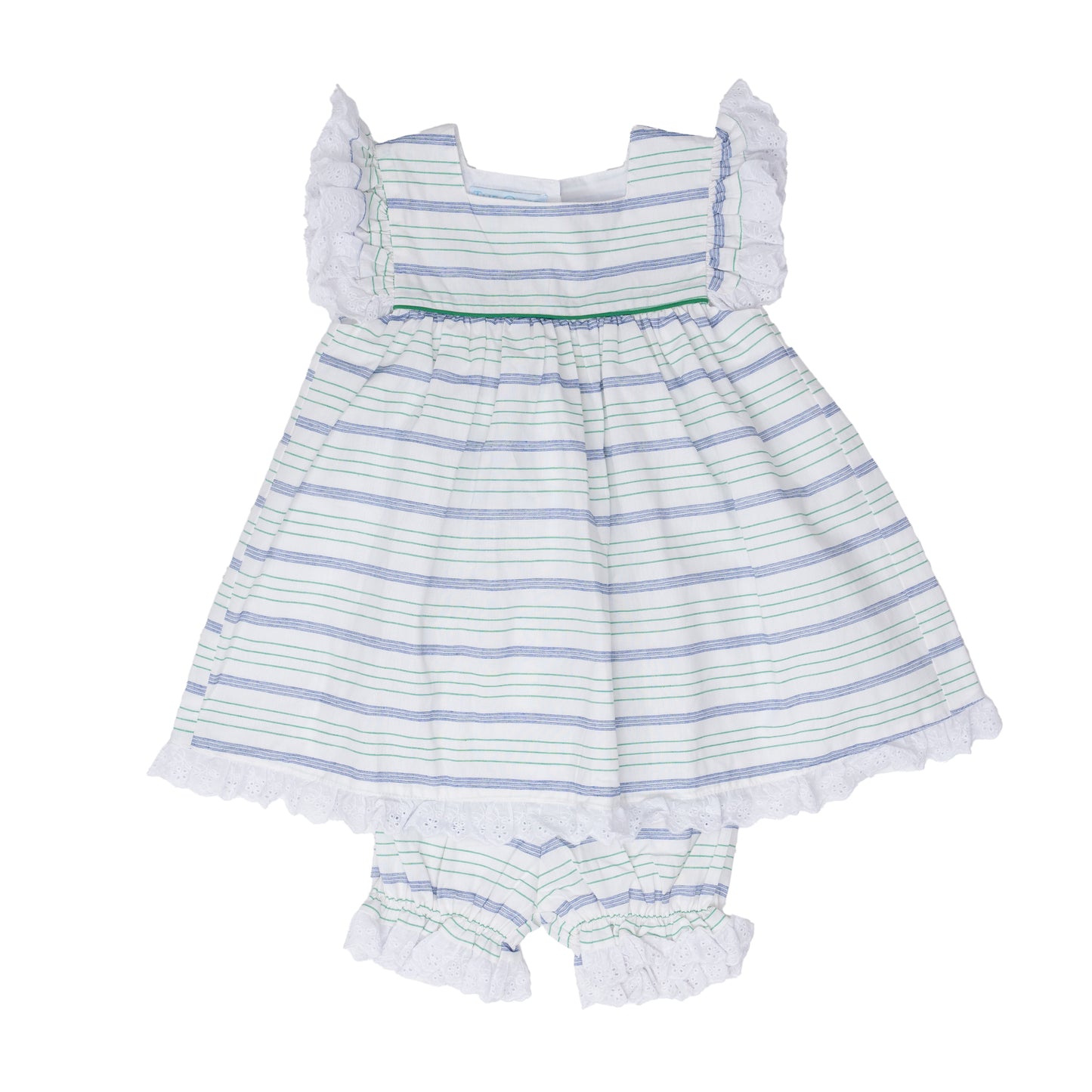 Gabby Green Stripe Set