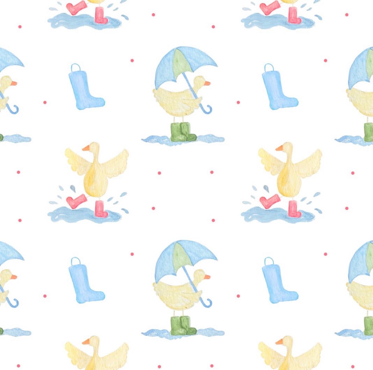 Blue It’s Raining, It’s Pouring Zip Jammie