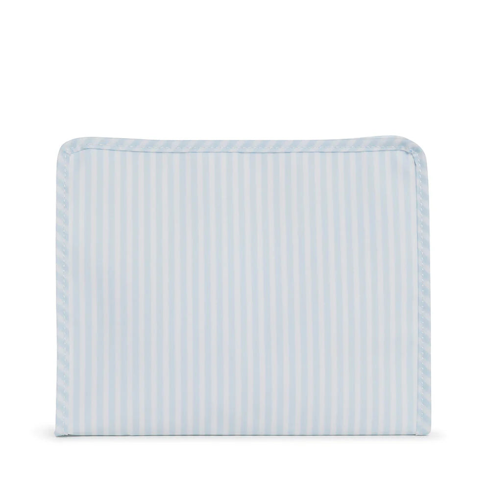 Roadie Large Zip Pouch | Pimlico Blue Stripe