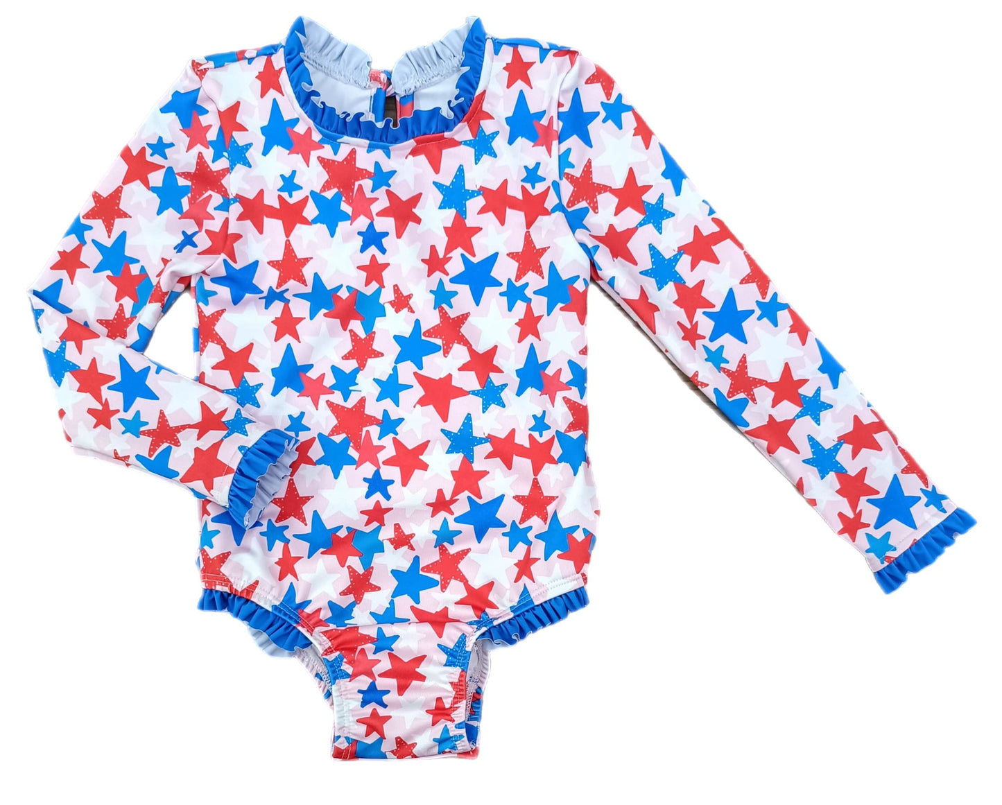Patriotic Leighton Rash Guard Swim