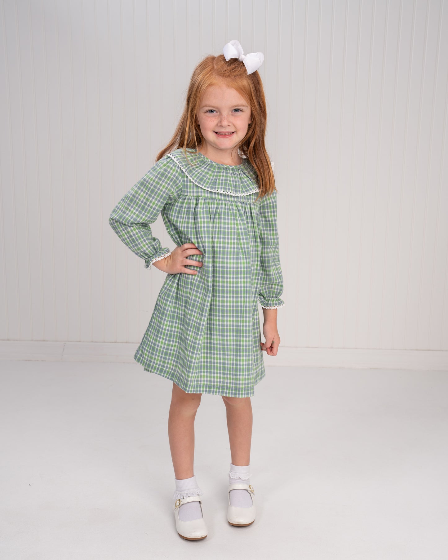 Bluegrass Plaid Hunter Dress