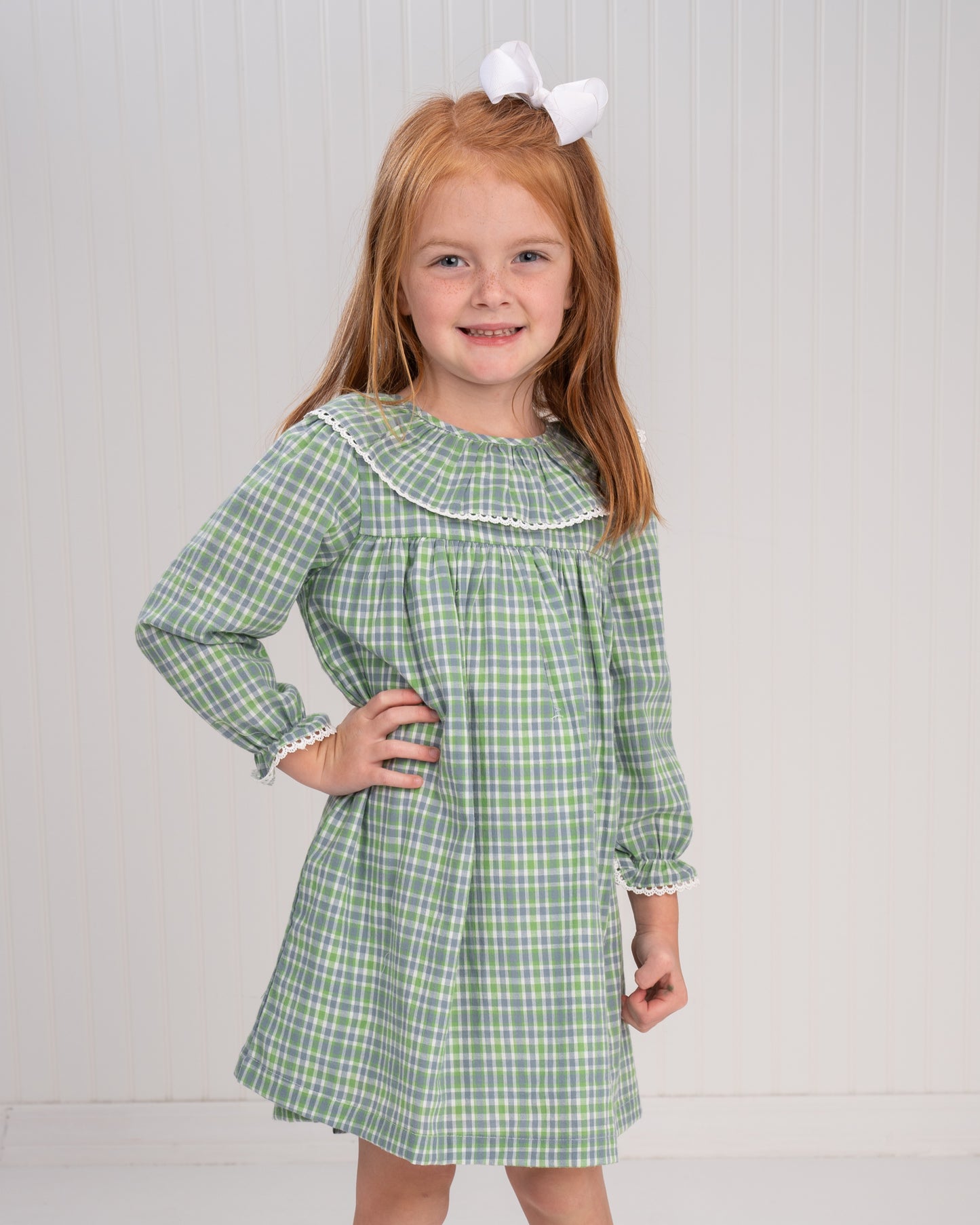 Bluegrass Plaid Hunter Dress