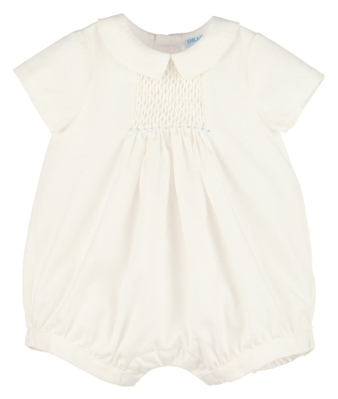 Honeycomb Smock Boy Blue Bubble