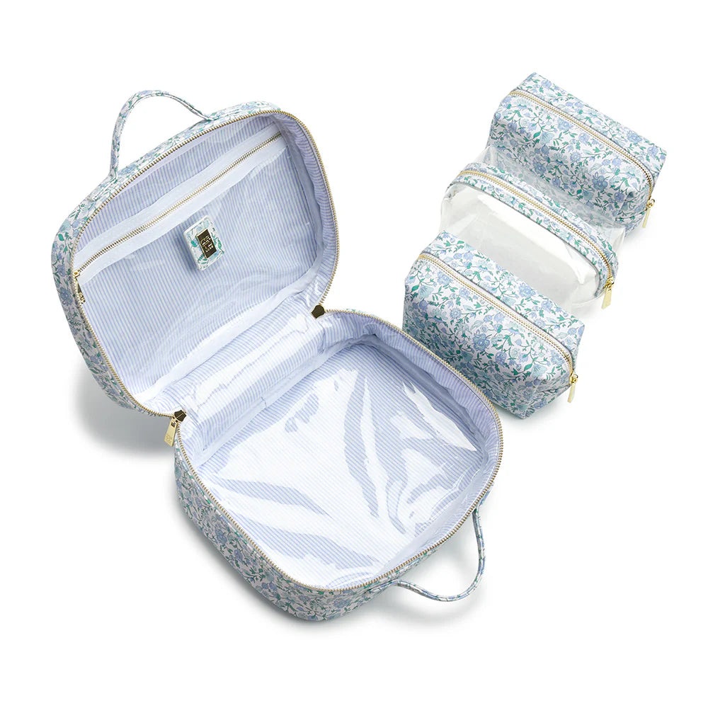 Luxe Trvl 2 Cosmetic Toiletry Case | Hampton Floral