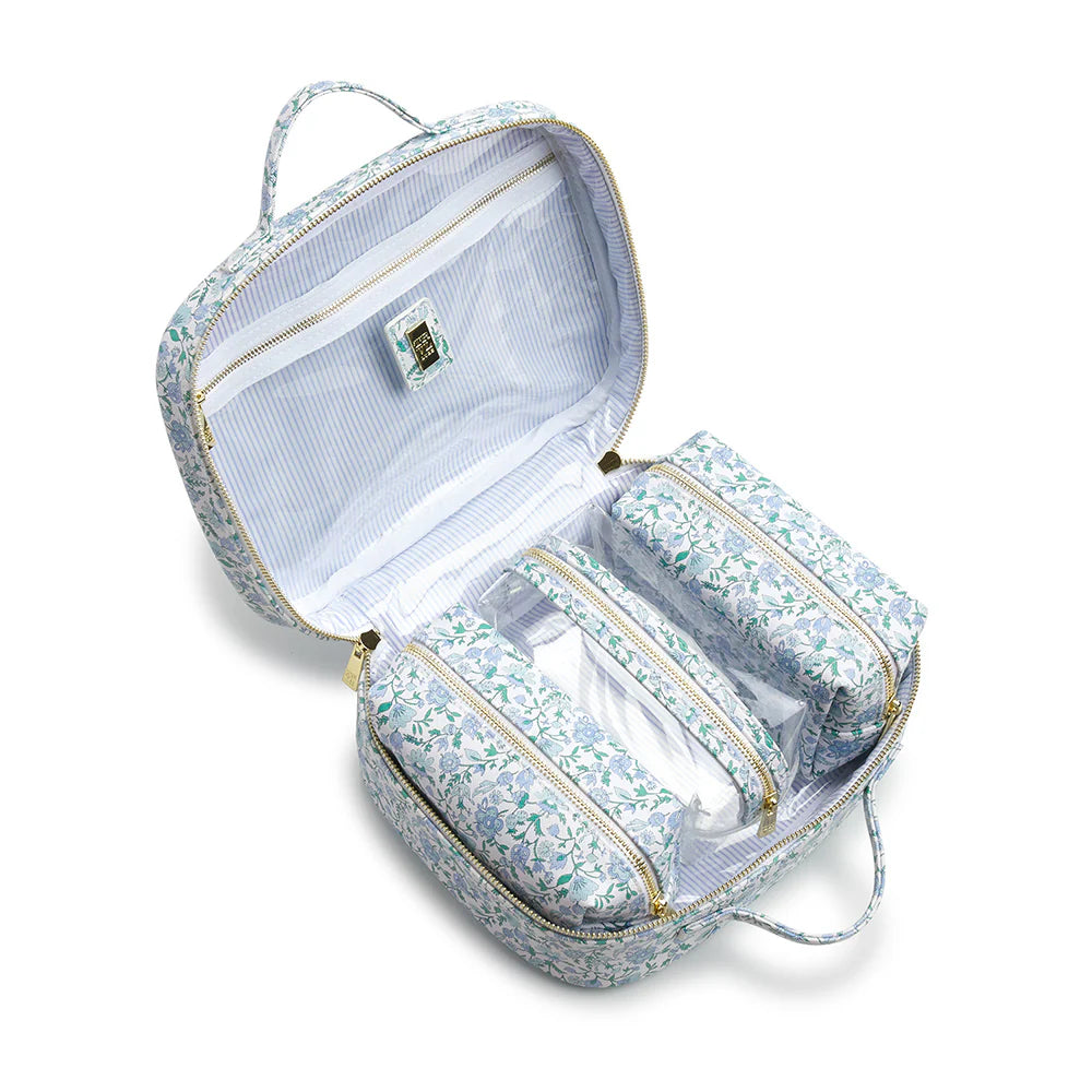 Luxe Trvl 2 Cosmetic Toiletry Case | Hampton Floral