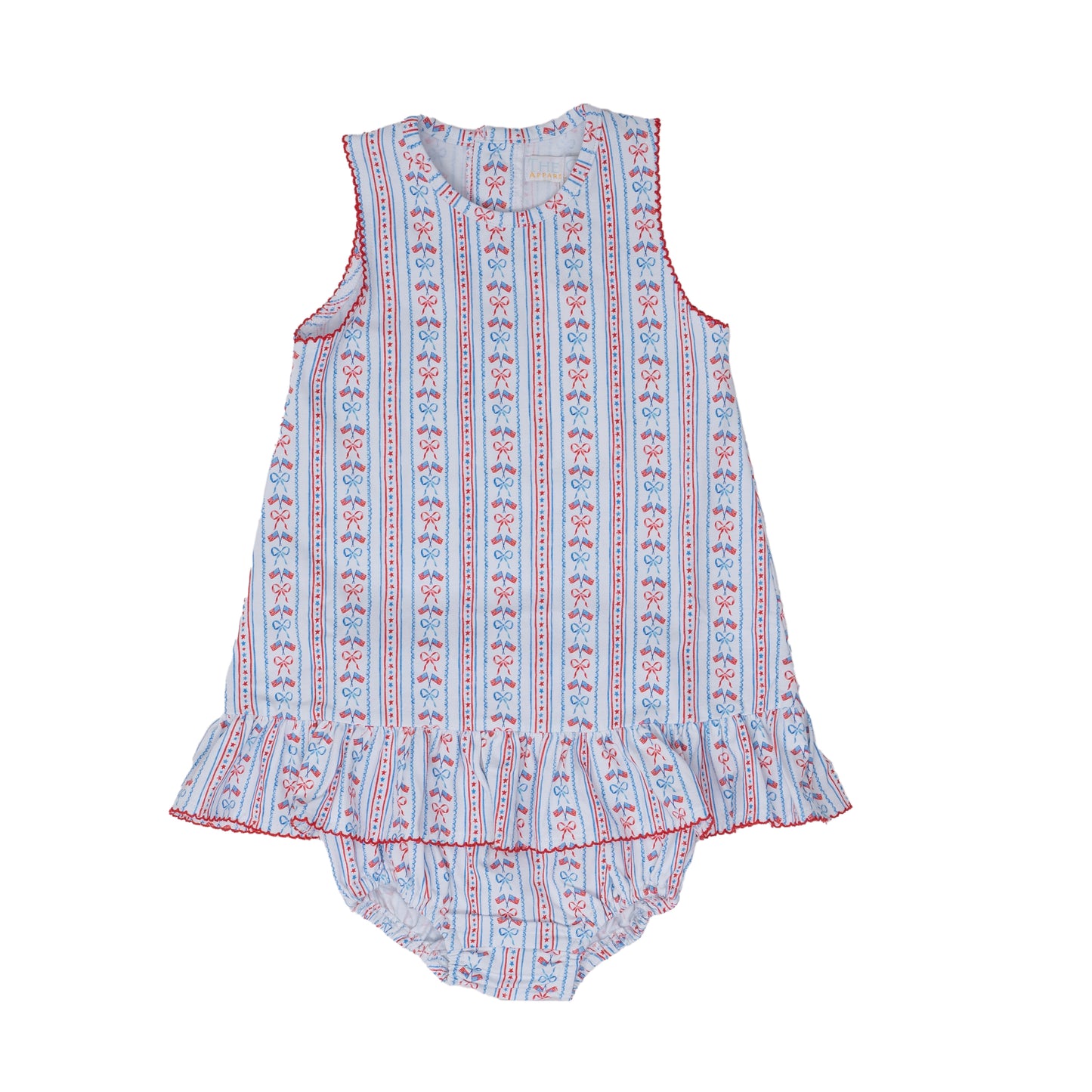 Leanna Stars and Stripes bloomer Set