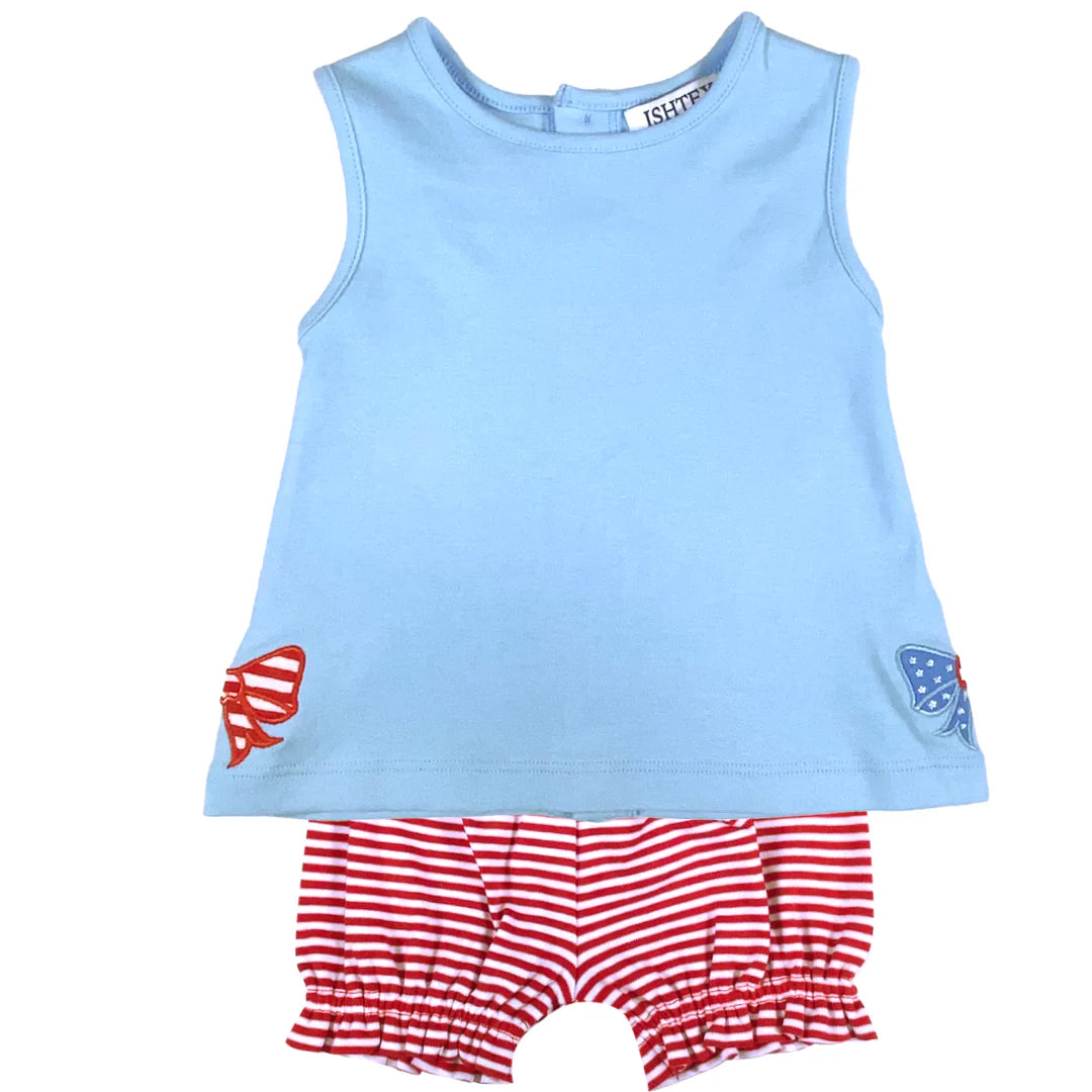 American Bow Bloomer Set