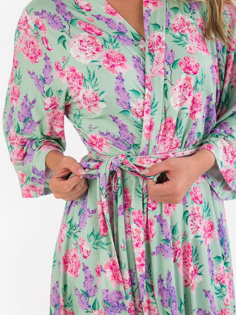 Sage Garden Mommy Maternity Robe