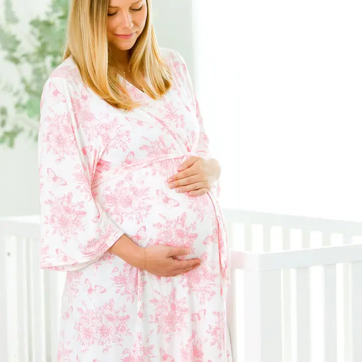 Pink Butterfly Women’s Robe