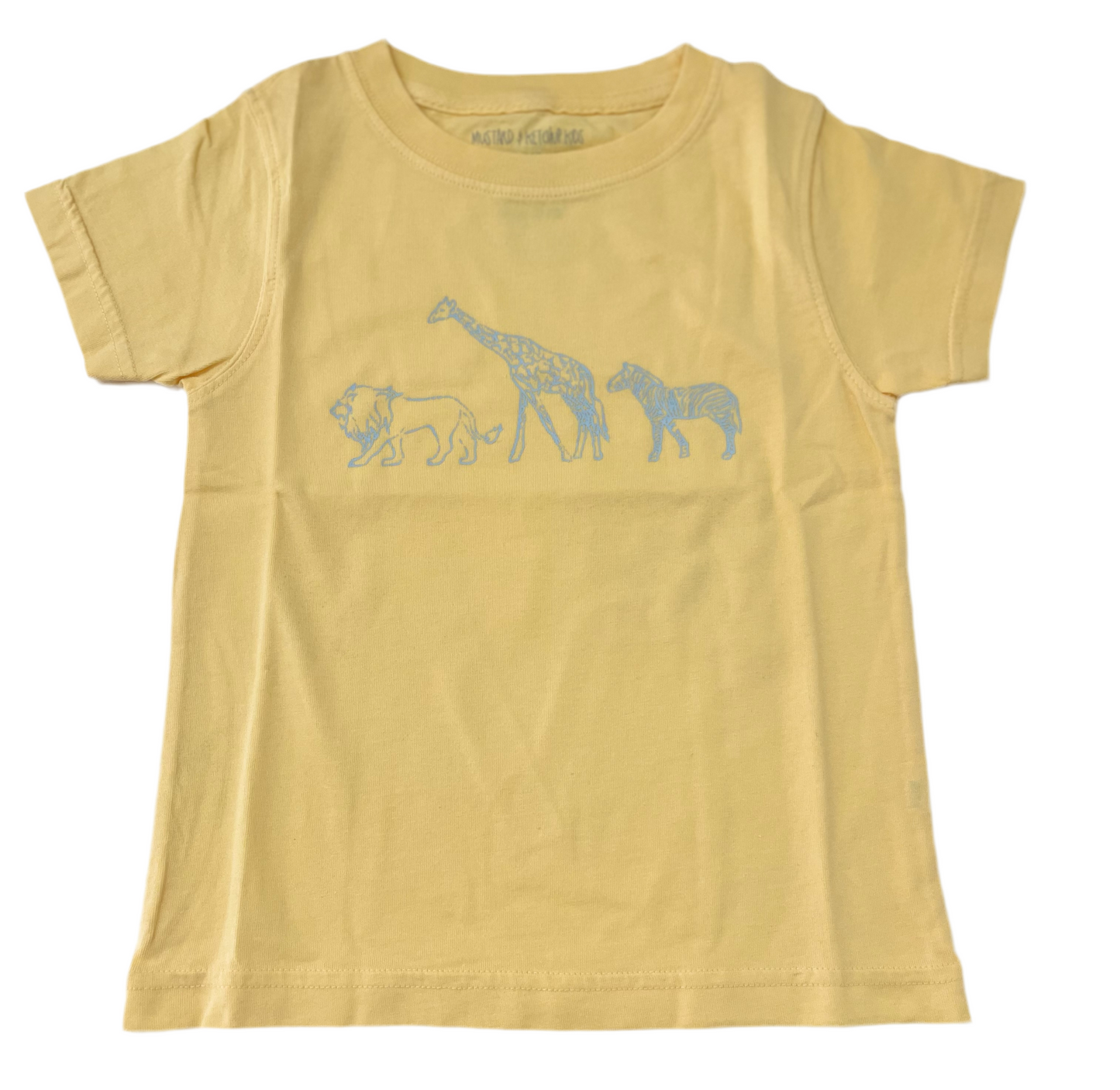 Yellow Zoo Animal Tee
