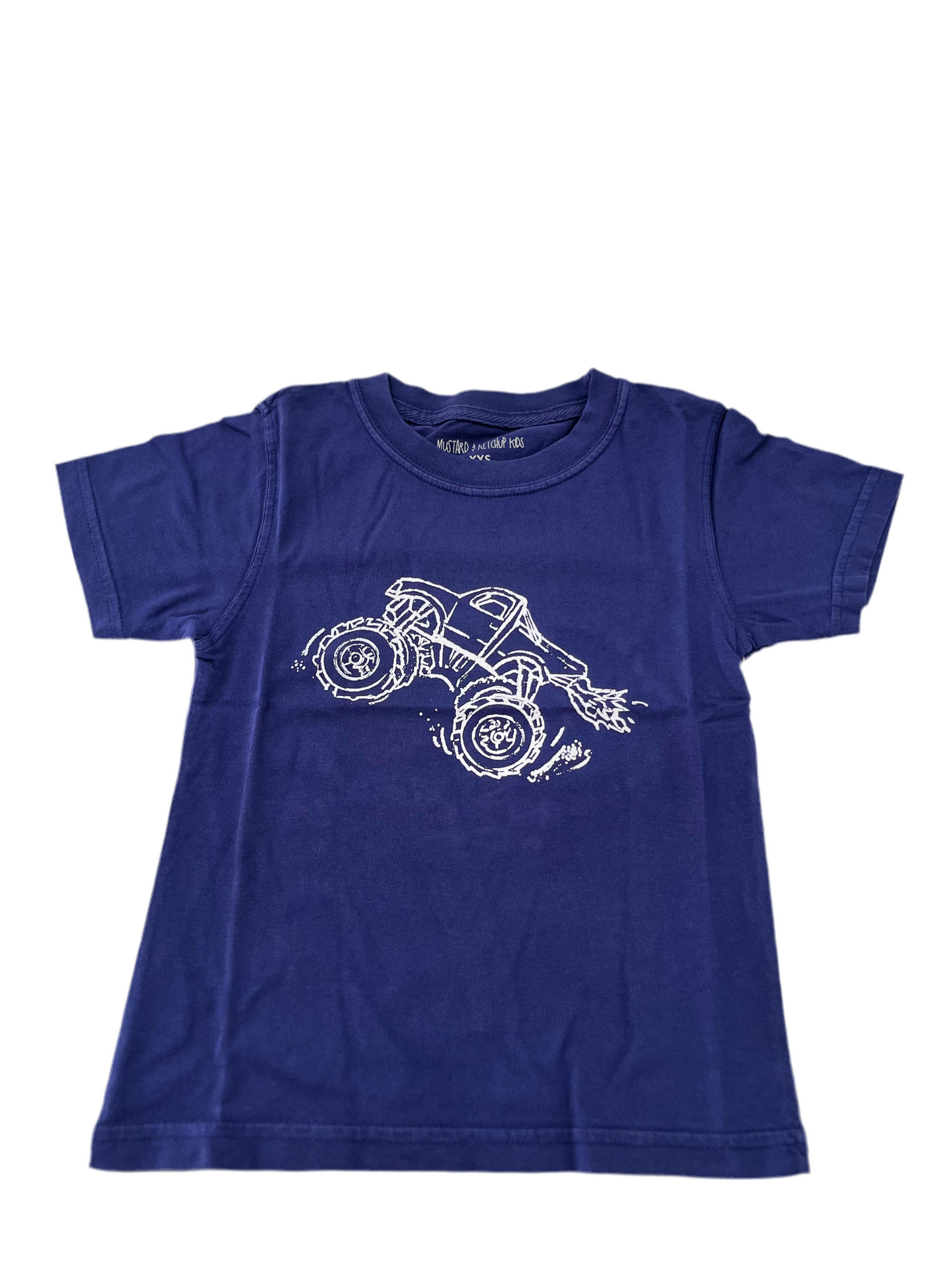 Navy Monster Truck Tee
