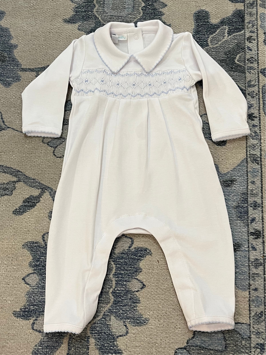 Lizzie and Landon’s Smocked Playsuit