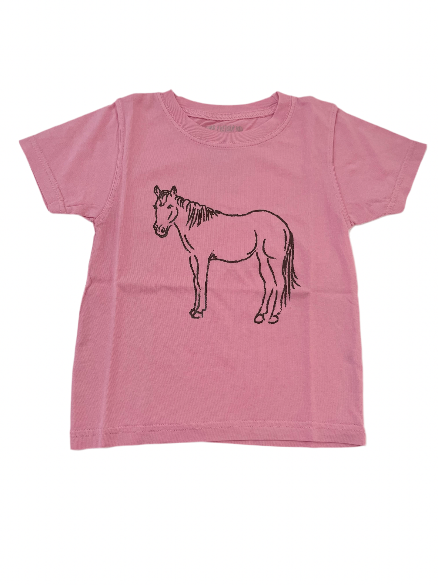 Light Pink Horse Tee