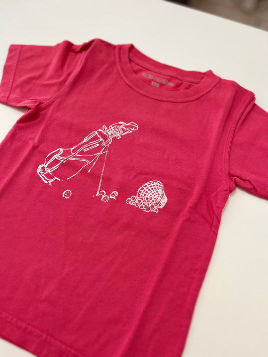 Pink Golf Bag Tee