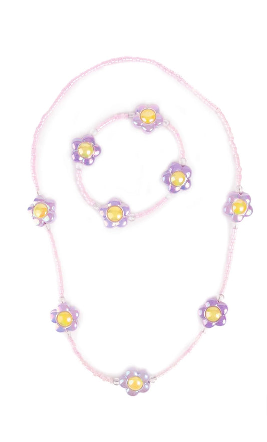 Crazy for Daisies Necklace and Bracelet Set