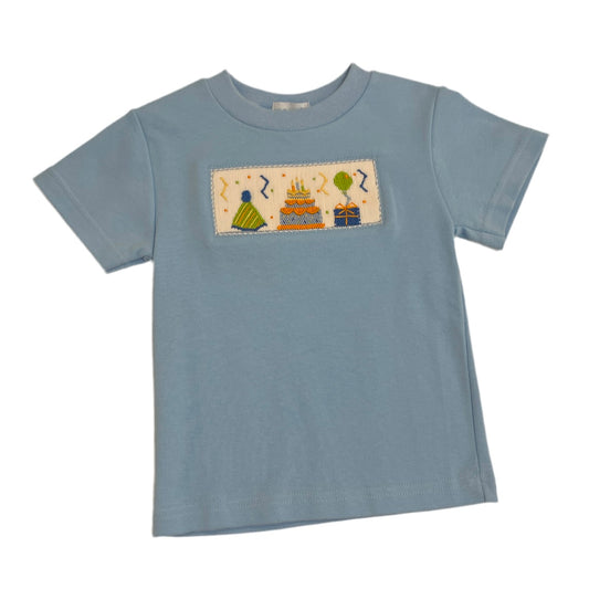Blue Birthday Smock Shirt