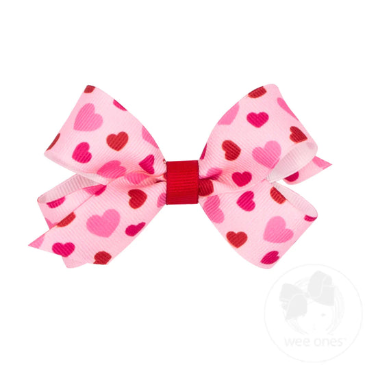 Mini Valentine Print Bow