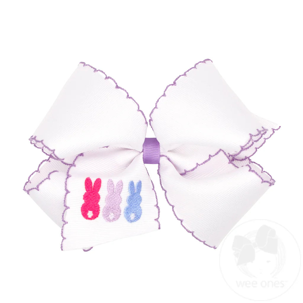 King Easter Peeps Embroidery Bow