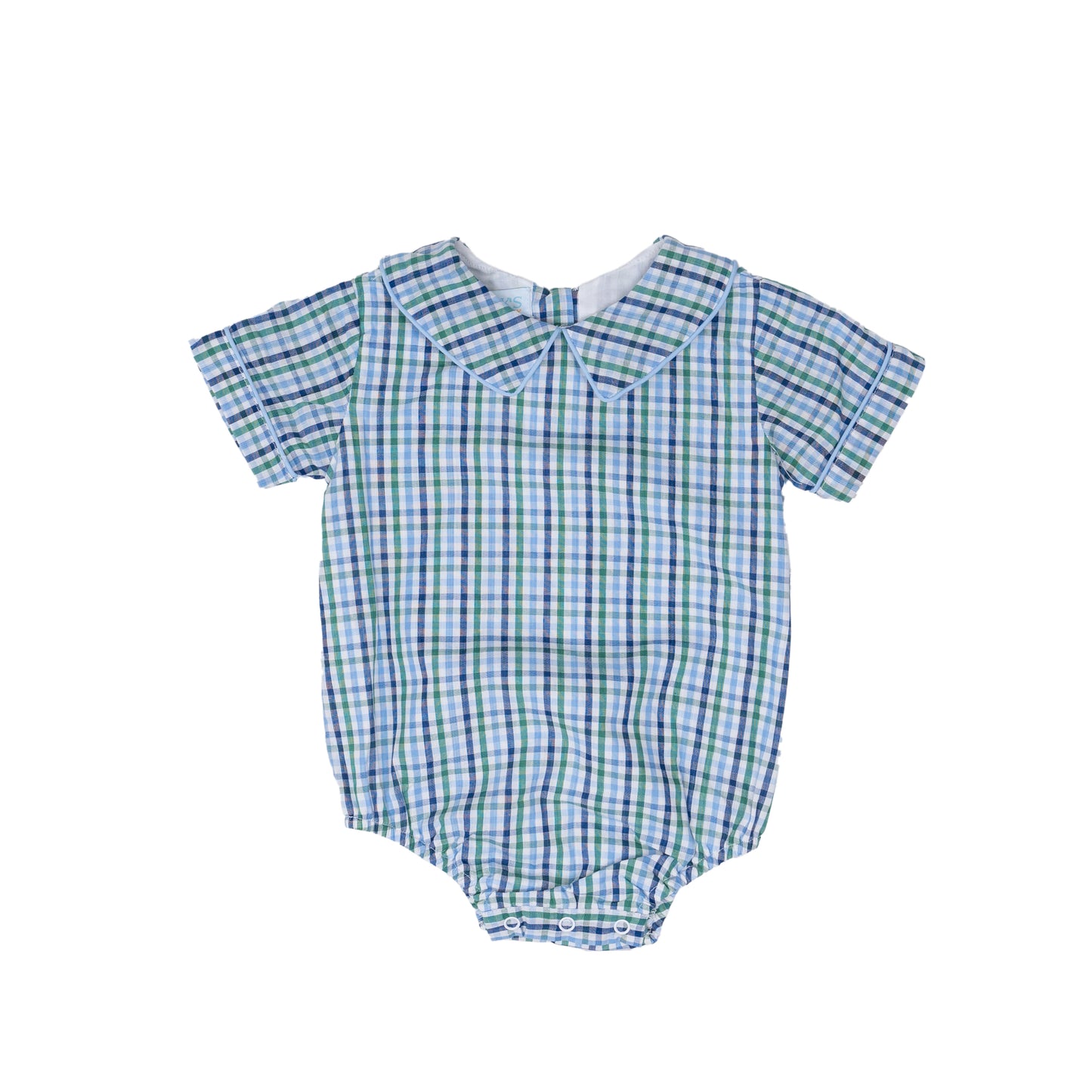 Baylor Green & Blue Check Bubble