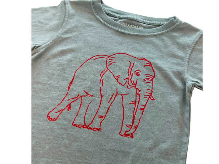 Gray Elephant Tee