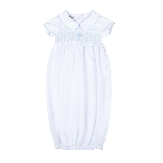 Blessed Blue Collard Gown