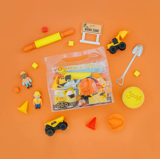 Construction Sensory Dough Bag