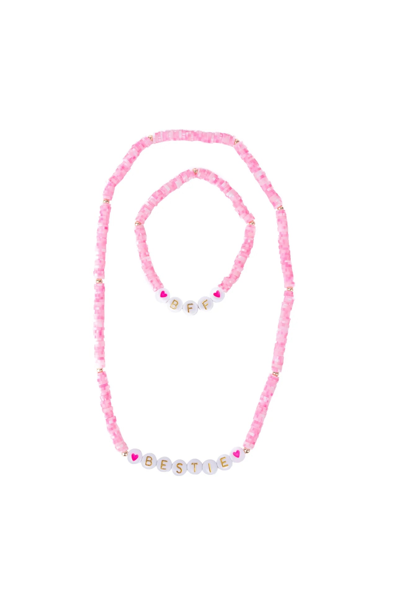 Bestie Necklace and Bracelet Set