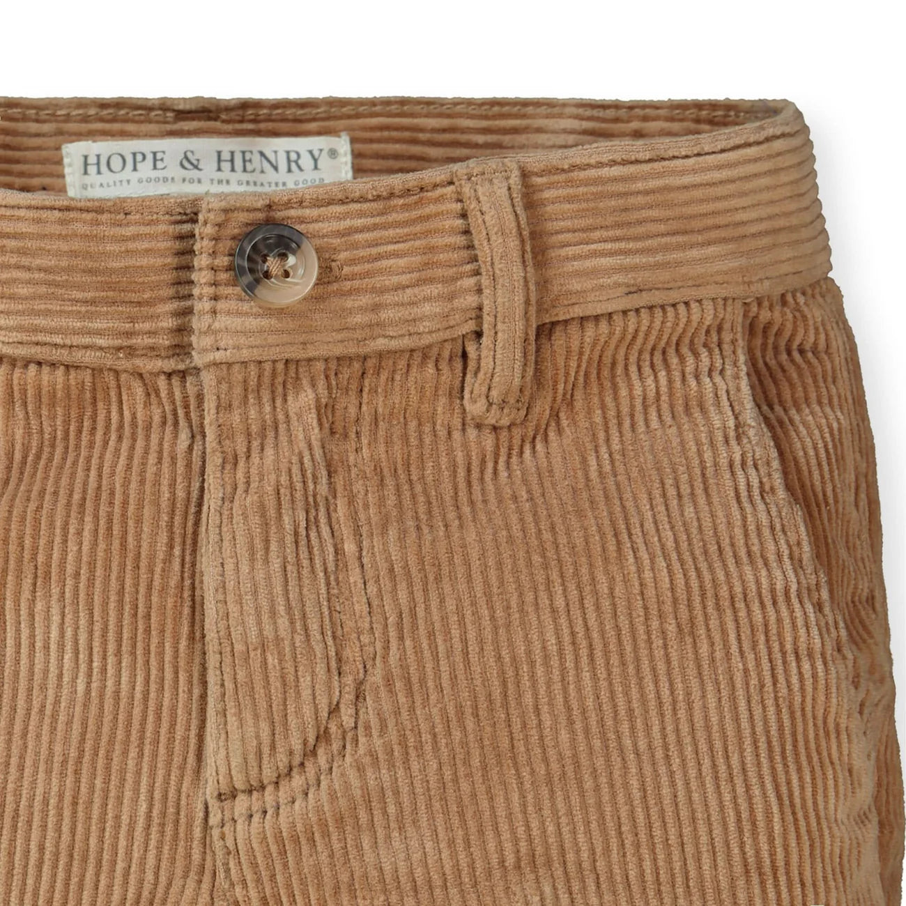 Organic Medium Brown Corduroy Pant