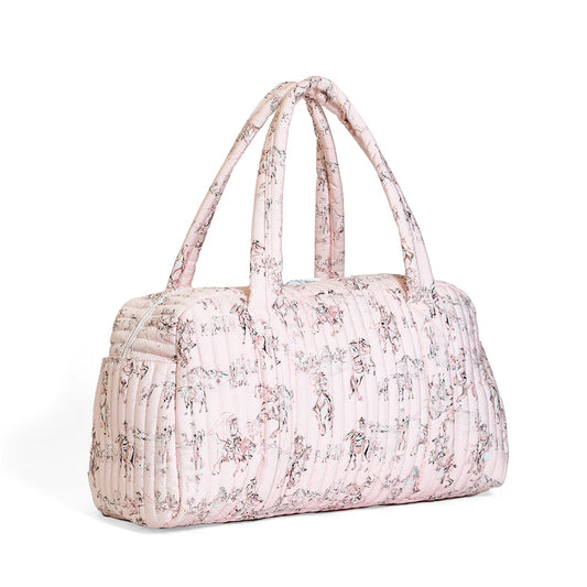 Quilted Grande Duffel | cowgirl toile