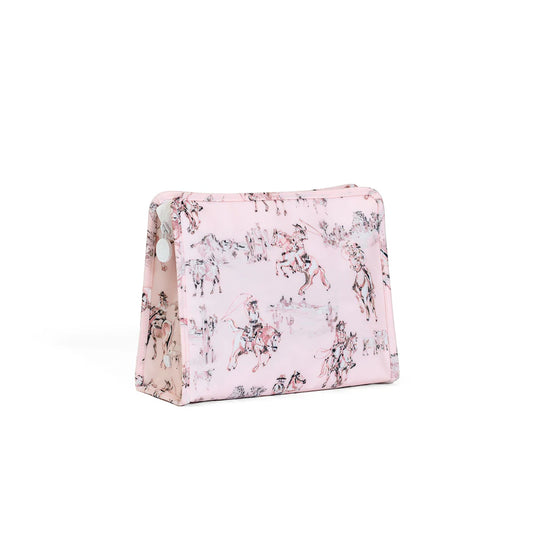 Roadie Large Zip Pouch | Cowgirl Toile