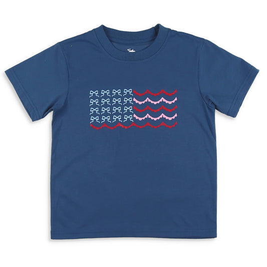 Red, White &. Bow Graphic Tee