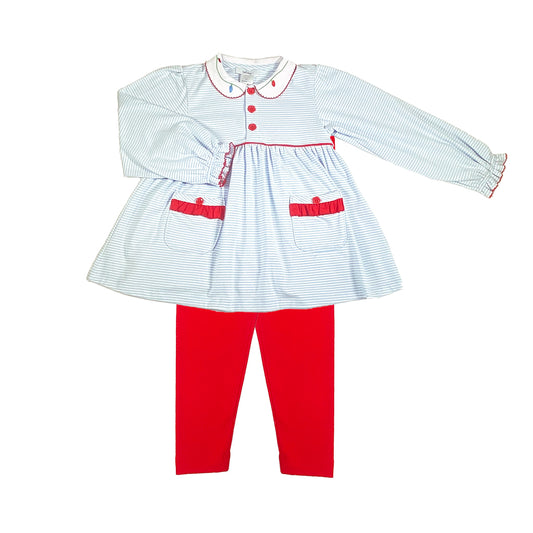Christmas Lights Girl’s Legging Set