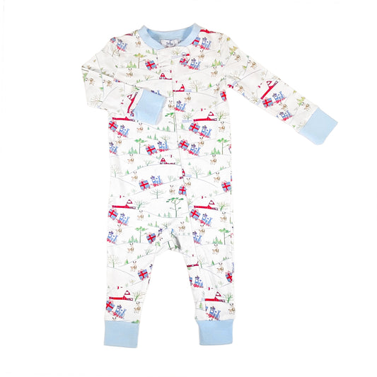 Christmas Train Playsuit