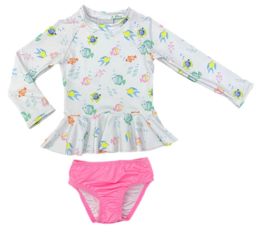 Poppy Peplum Two Piece O’fishally Summer