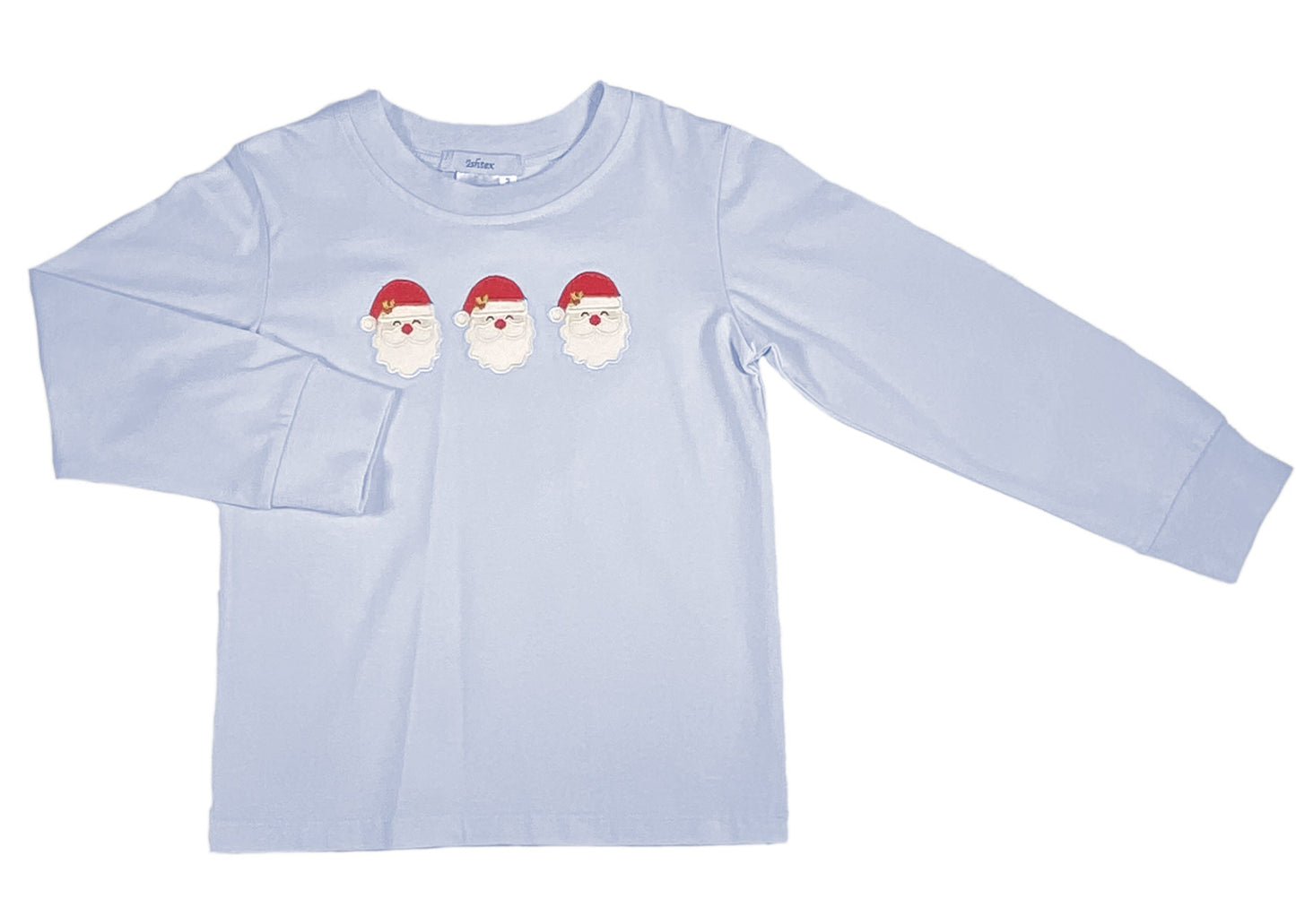 Blue Santa Boy Shirt