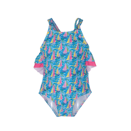 Laguna Preppy Sailboat Swimsuit