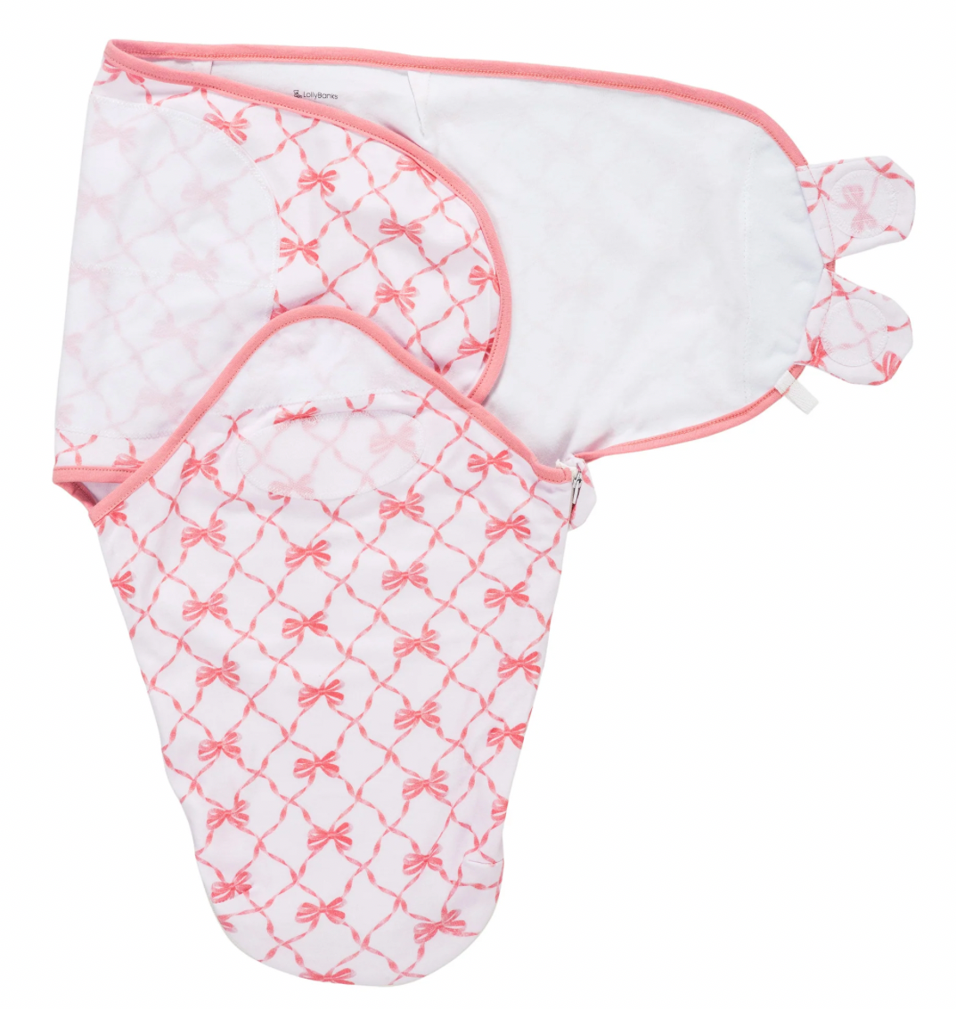 Beautiful Bow Sleep Swaddle | 3/6 Months