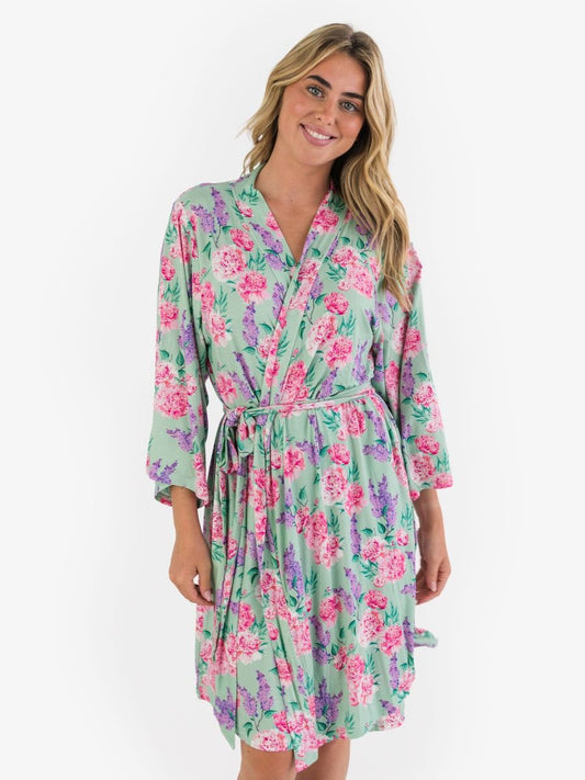 Sage Garden Mommy Maternity Robe