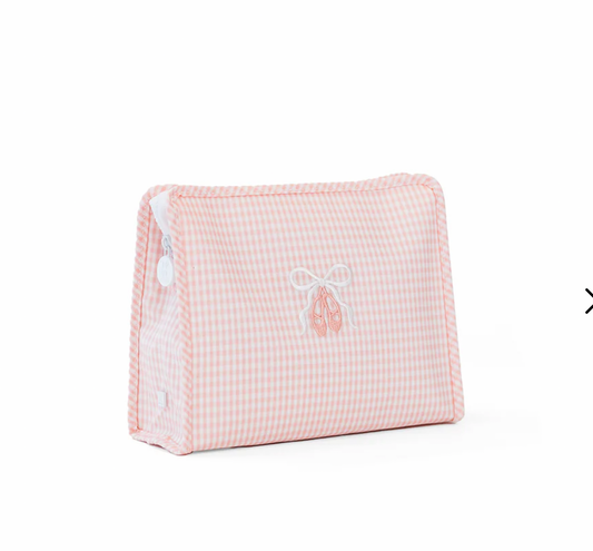 Roadie Large Zip Pouch | Ballet Pink