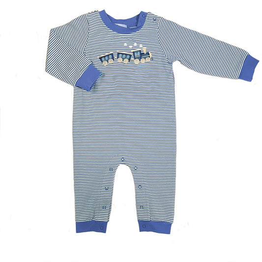 Train Boys Romper